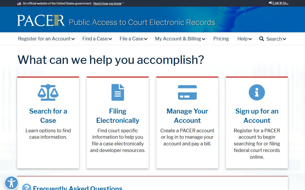 Delaware County arrest records federal PACER charge lookup