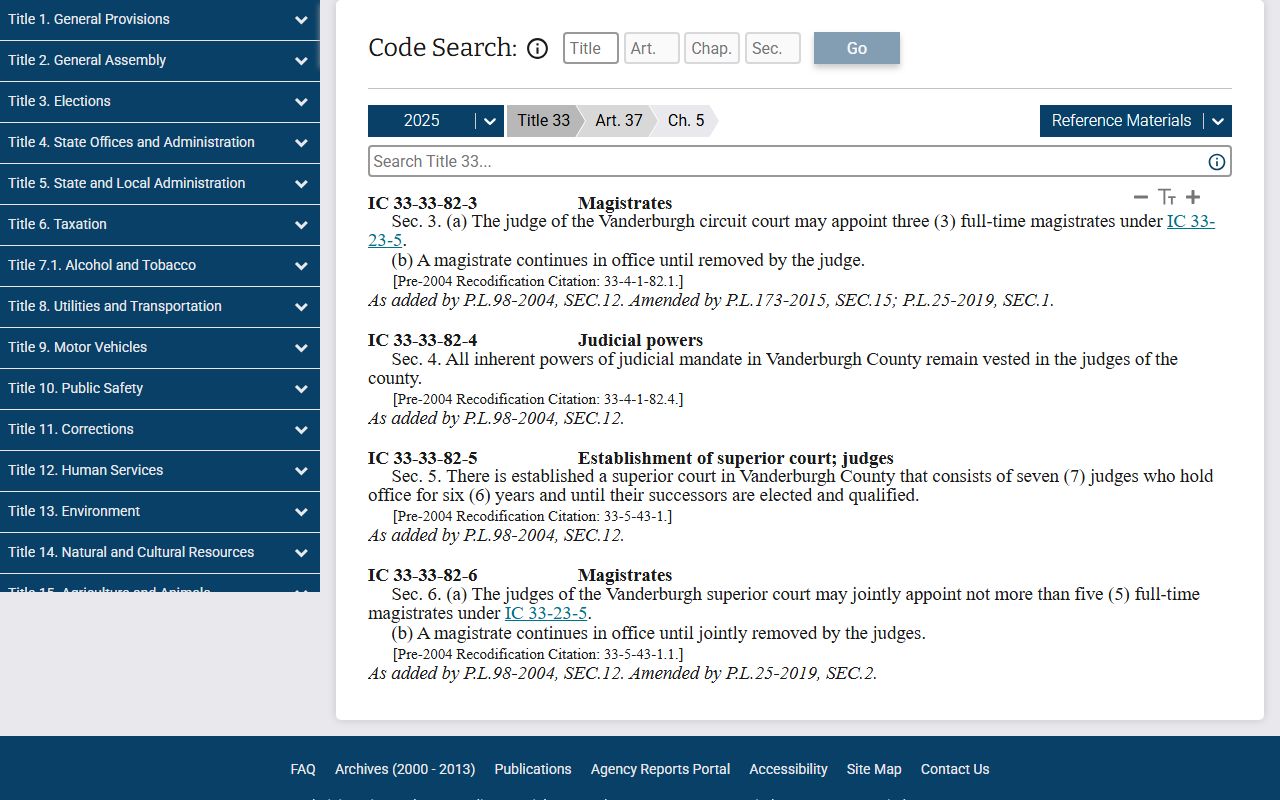Delaware County court dockets Indiana copy fee law