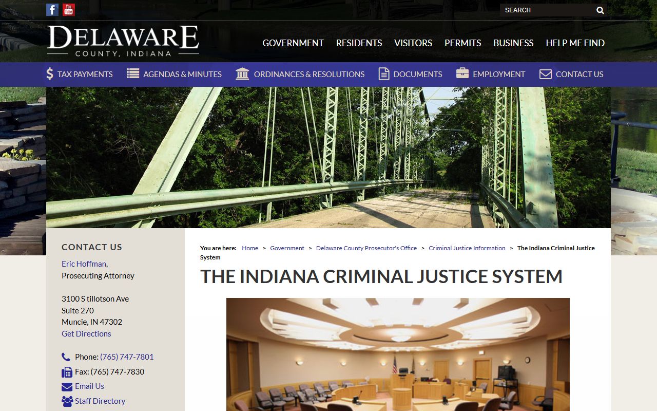 Delaware County criminal court records criminal process