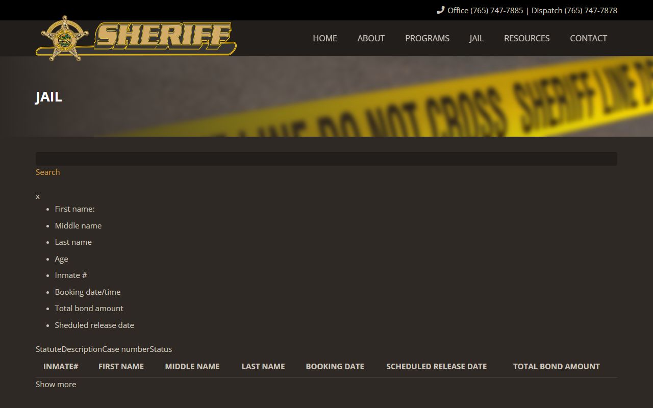 Delaware County inmate search sheriff jail roster