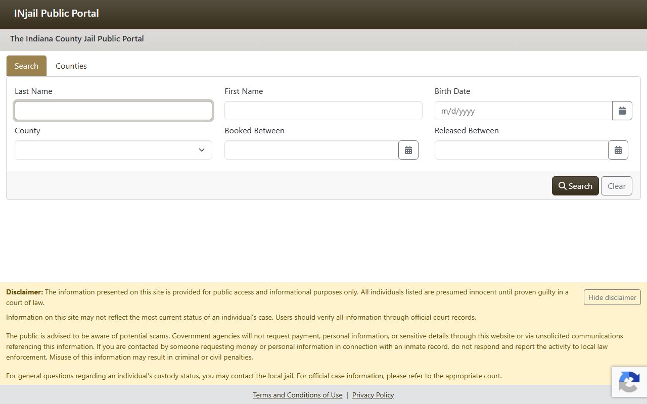 Delaware County inmate search Indiana jail offender locator