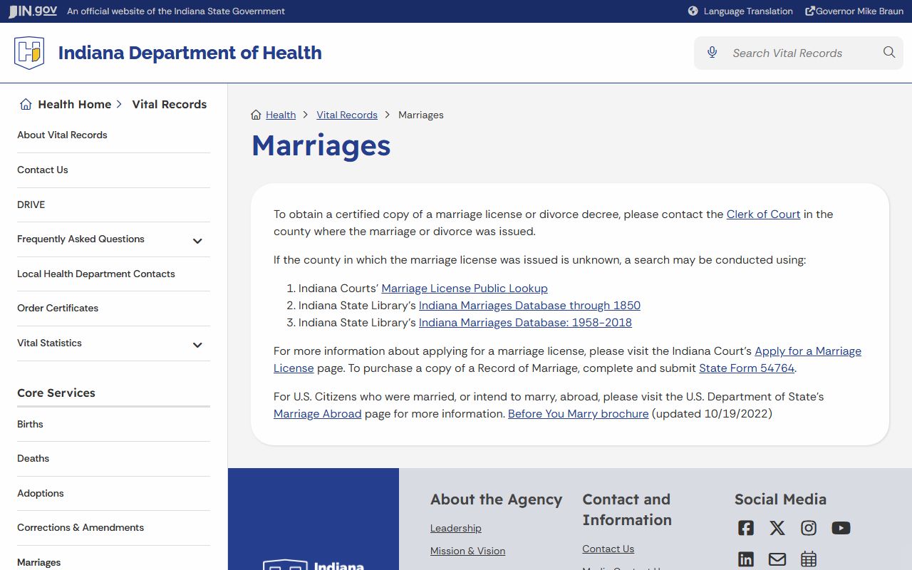 Delaware County marriage and divorce records Indiana health marriage resource